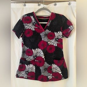 Healing Hands Premier flower scrub top xsmall